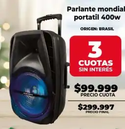 Supermayorista Vital Parlante mondial portatil oferta