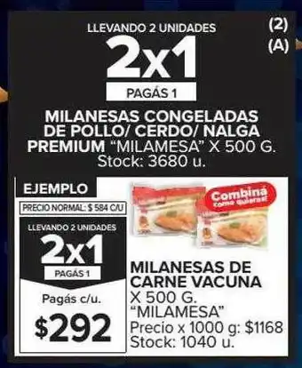 Carrefour Milanesas De Carne Vacuna oferta