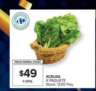 Carrefour Acelga oferta