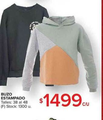 Carrefour Buzo Estampado oferta