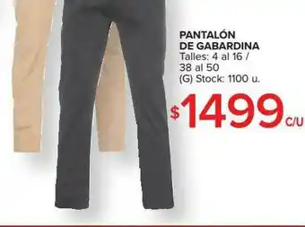 Carrefour Pantalón De Gabardina oferta