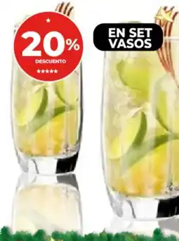 Supermayorista Vital En set vasos oferta