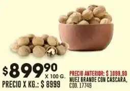 Coto Nuez grande con cascara oferta