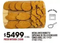 Coto Medallones/nuggets/ supremas de pollo rebozados congelados oferta