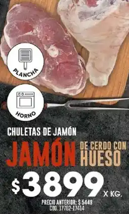 Coto Chuletas de jamón de cerdo con hueso oferta