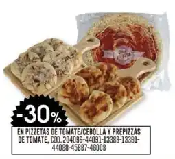 Coto En pizzetas de tomate/cebolla y prepizzas de tomate oferta