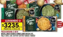 Coto Green life medallones veggies congelados paq. oferta