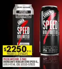 Coto Speed energizante regular/zero xl, lata oferta