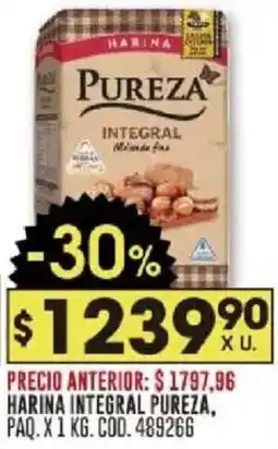 Coto Pureza harina integral paq. oferta