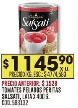 Coto Salsati tomates pelados peritas lata oferta