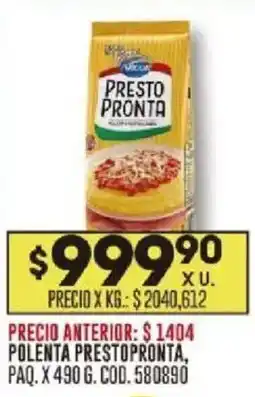 Coto Prestopronta polenta paq. oferta