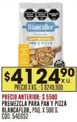 Coto Blancaflor premezcla para pan y pizza paq. oferta