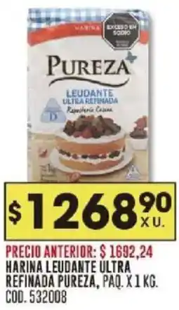 Coto Pureza harina leudante ultra refinada paq. oferta