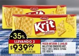 Coto Kri̇t galletitas crackers paq. oferta