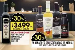 Coto En vinagres seleccionados de nigris oferta