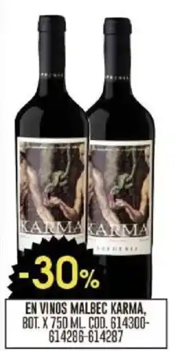 Coto Malbec karma en vinos bot. oferta
