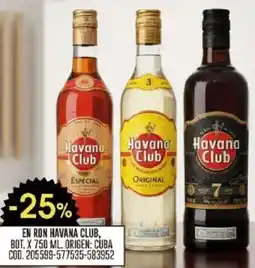 Coto Havana club en ron bot. oferta