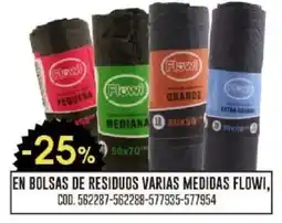 Coto Flowi en bolsas de residuos varias medidas oferta