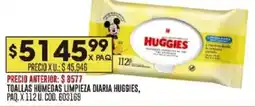 Coto Huggies toallas humedas limpieza diaria oferta