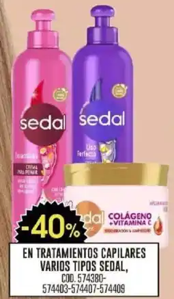 Coto Sedal en tratamientos capilares varios tipos oferta