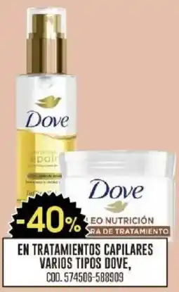 Coto Dove en tratamientos capilares varios tipos oferta