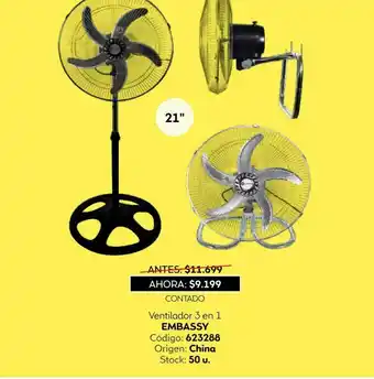 Coppel Ventilador embassy oferta