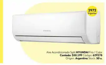 Coppel Aire acondicionado frío / calor hyundai oferta