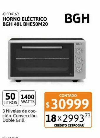 Horno oferta en Carrefour