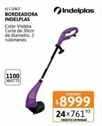 Cetrogar Bordeadora indelplas 1100w oferta