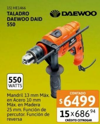 Cetrogar Taladro daewoo 550w daid 550 oferta