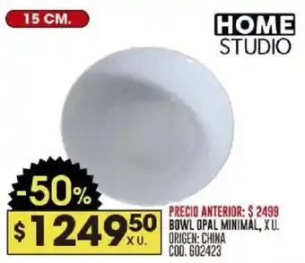 Home studio bowl opal minimál
