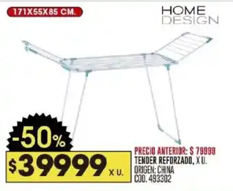 Home design tender reforzado