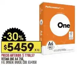 Coto Resma one A4 756 oferta