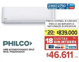 Carrefour Philco aire acondicionado split oferta