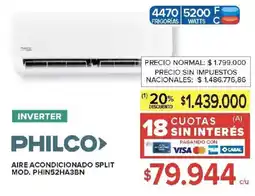 Carrefour Philco aire acondicionado split oferta