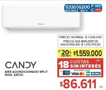 Candy aire acondicionado split