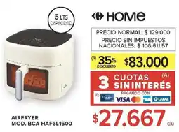 Carrefour Home airfryer oferta