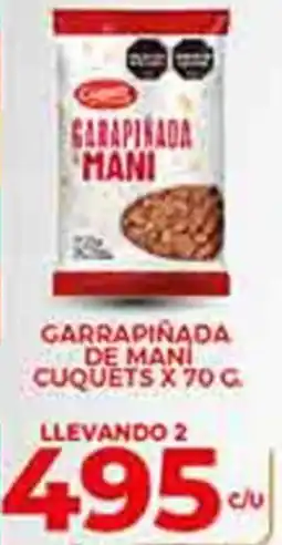 Supermercados DIA Garrapinada de mani cuquets oferta