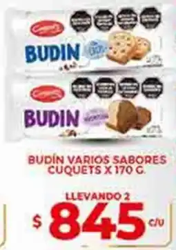 Supermercados DIA Budín varios sabores cuquets oferta
