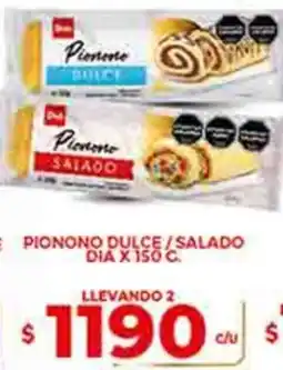 Supermercados DIA Dia pionono dulce/salado oferta