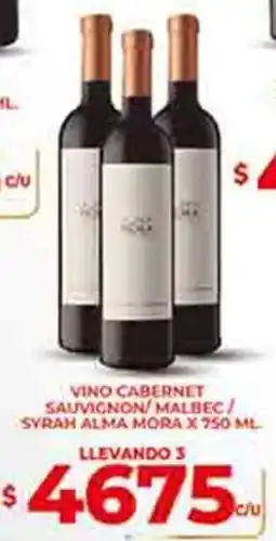Supermercados DIA Vino cabernet sauvignon/malbec finca las moras oferta