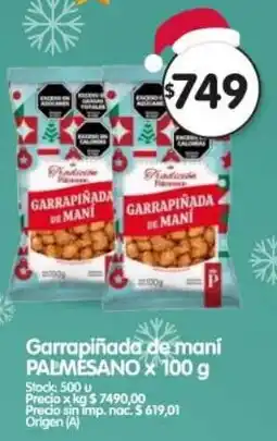 Supermercados Buenos Días Palmesano garrapiñada de mani oferta