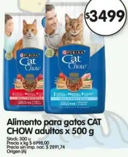 Supermercados Buenos Días Cat chow alimento para gatos adultos oferta
