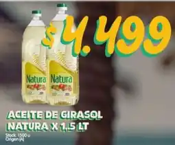 Supermercados Buenos Días Natura aceite de girasol oferta