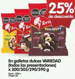 Supermercados Buenos Días En galletas dulces variedad oferta