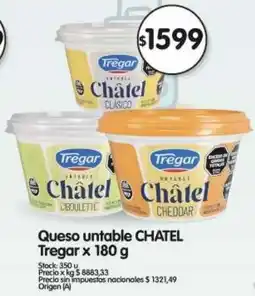 Supermercados Buenos Días Tregar chatel queso untable oferta
