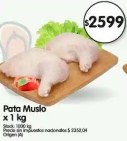 Supermercados Buenos Días Pata muslo oferta