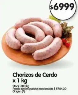 Supermercados Buenos Días Chorizos de cerdo oferta