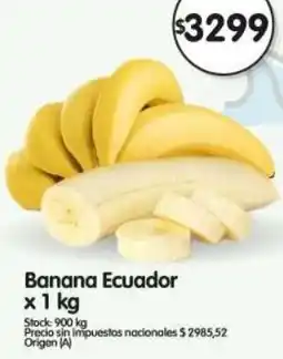 Supermercados Buenos Días Banana ecuador oferta