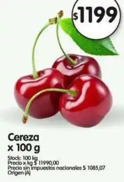 Supermercados Buenos Días Cereza oferta